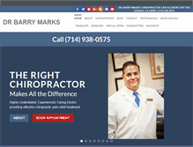 Tablet Screenshot of drbarrymarks.com